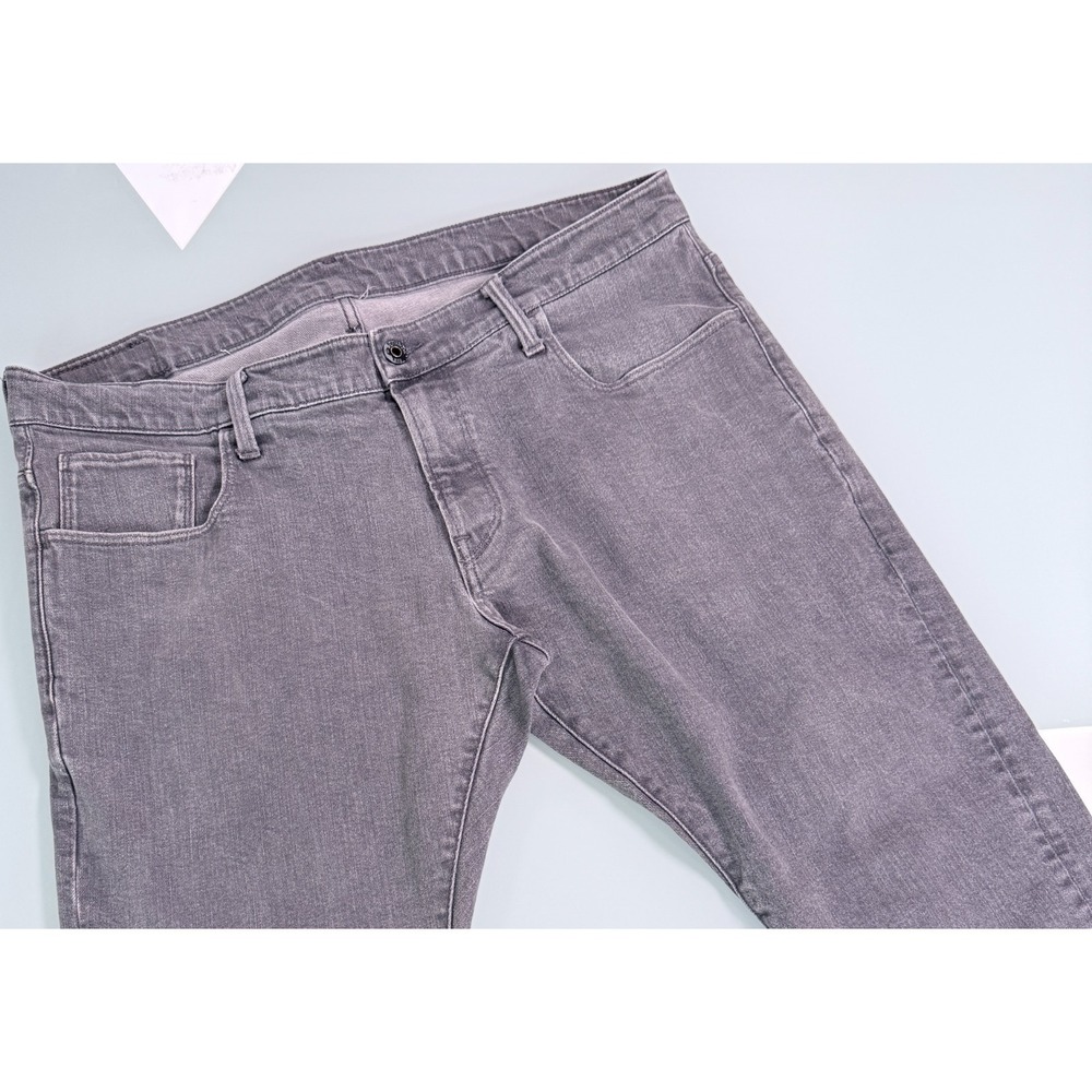 G-Star Raw 3301 Deconstructed Super Slim Jeans Mens 40x32 Gray Wash Denim Preppy